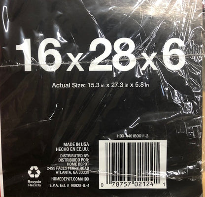 (2-pack) HDX 16 in. x 28 in. x 6 in. AprilAire and Space-Gard Replacement Pleated Air Filter (With Frame) FPR 7, MERV 11