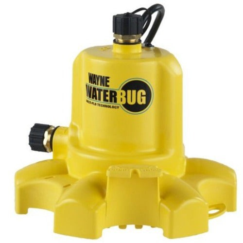 Wayne Wwb Waterbug Submersible Pump with Multi-Flo Technology