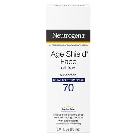 Neutrogena Age Shield Face Oil-Free Sunscreen SPF 70 - 3 Fl Oz