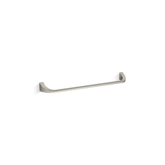 KOHLER 24 in. Katun Towel Bar in Brushed Nickel, Vibrant Brushed Nickel
