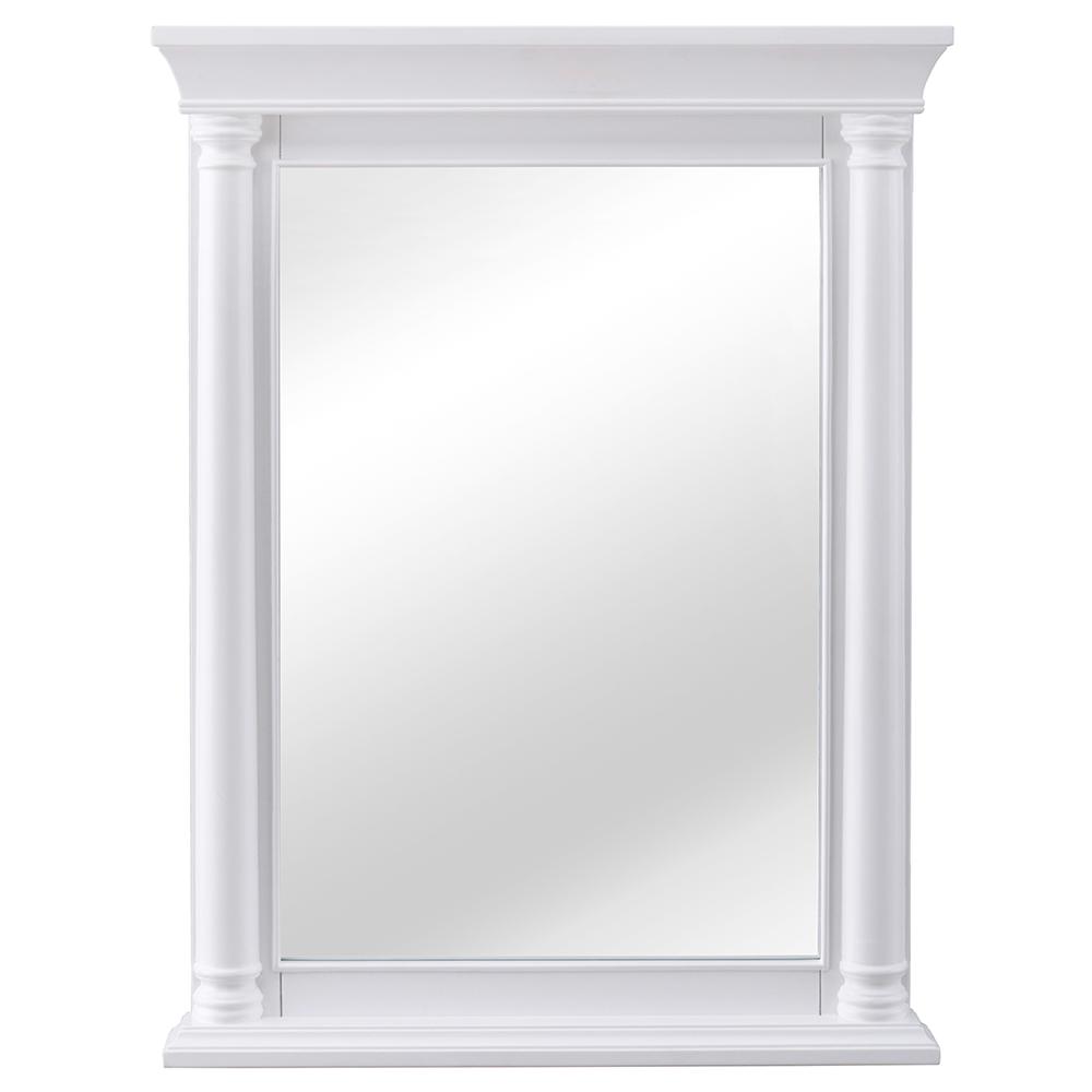 Home Decorators Collection Strousse 24 in. W X 32 in. H Framed Vanity Mirror