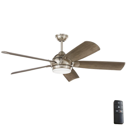 Home Decorators 60" White Color Changing LED Ceiling Fan W/ Light Kit & Remote