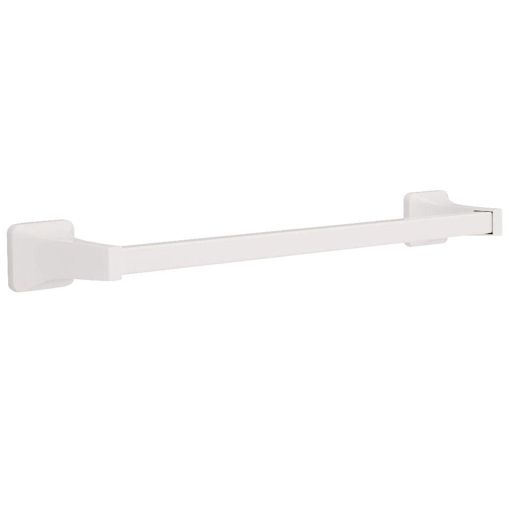 Franklin Brass Futura 18 in. Towel Bar in White