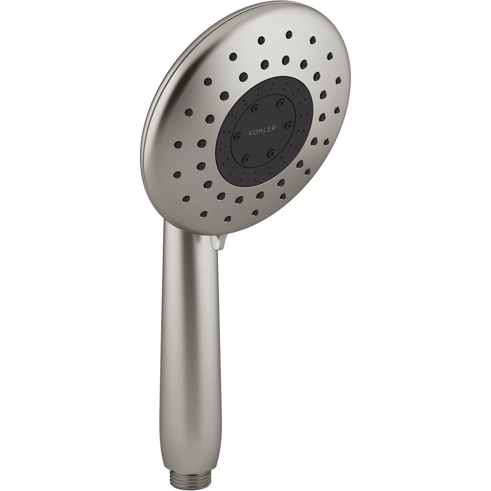 KOHLER Daisyfield 6-Spray Patterns 1.75 GPM 5 in. Wall Mount Handheld Shower Head in Vibrant Brushed Nickel