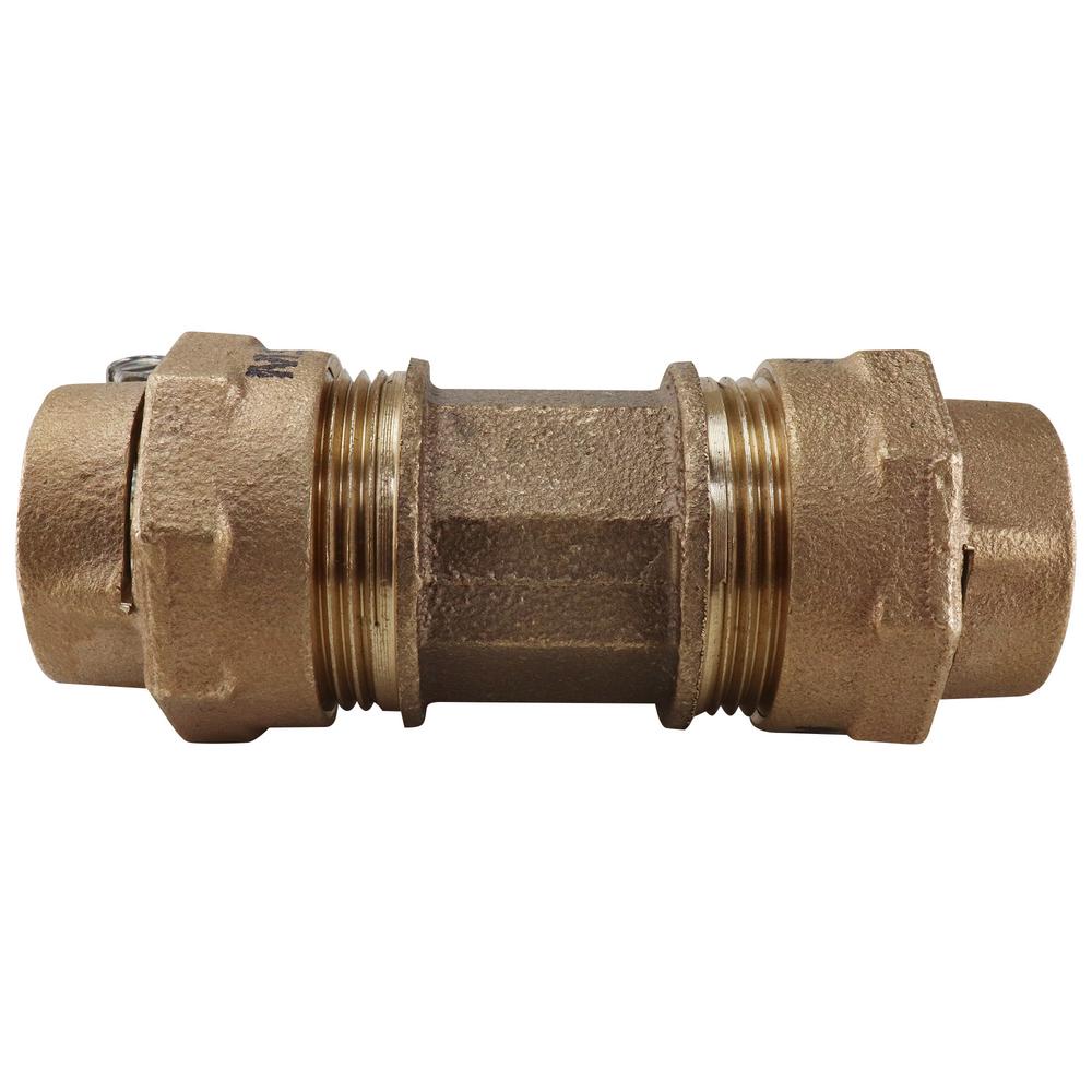 1 in. X 1 in. CTS Comp X CTS Comp Lead Free Brass Pack Joint Union