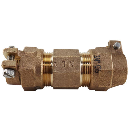 3/4 in. X 3/4 in. CTS Comp X CTS Comp Lead Free Brass Pack Joint Union