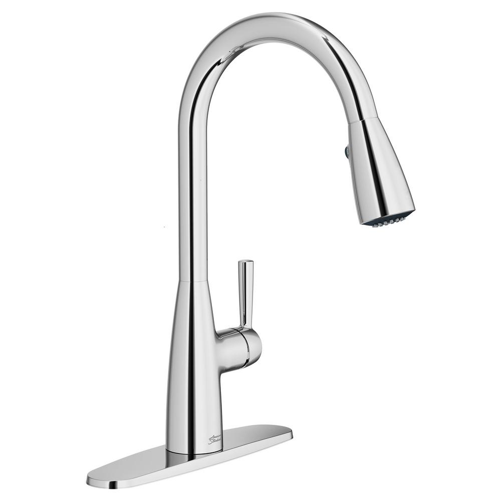 EB American Standard Fairbury 2S Single-Handle Pull-Down Sprayer Kitchen Faucet in Polished Chrome