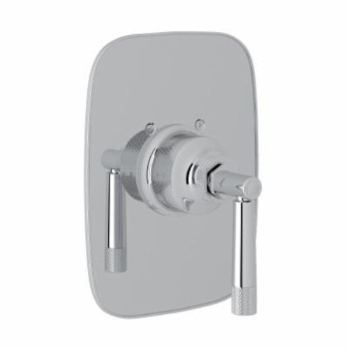 Rohl MB2040NLM Graceline Thermostatic Valve Trim Only with Single Lever Handle - Less Rough in Polished Chrome Showers Valve Trim Only Thermostatic