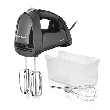 Hamilton Beach 6 Speed Hand Mixer  Quick Burst  Storage Case  New  Black  62690