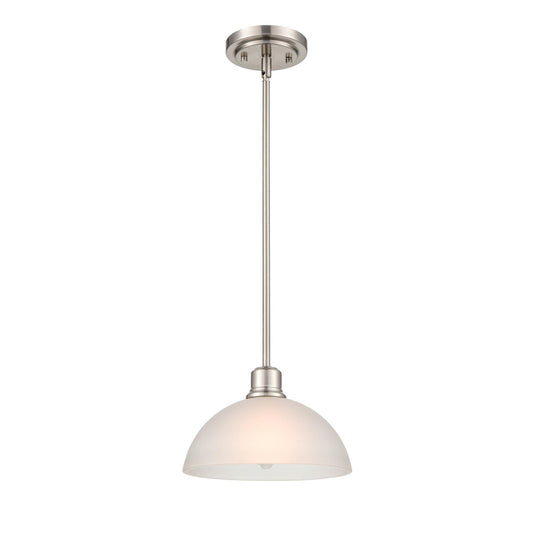 Millennium Lighting 2811 Amberle 10" Wide Pendant Brushed Nickel Indoor Lighting Pendants