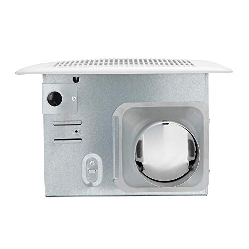 Hampton Bay 110 CFM Ceiling Mount Room Side Installation Quick Connect Bathroom Exhaust Fan, ENERGY STAR, White