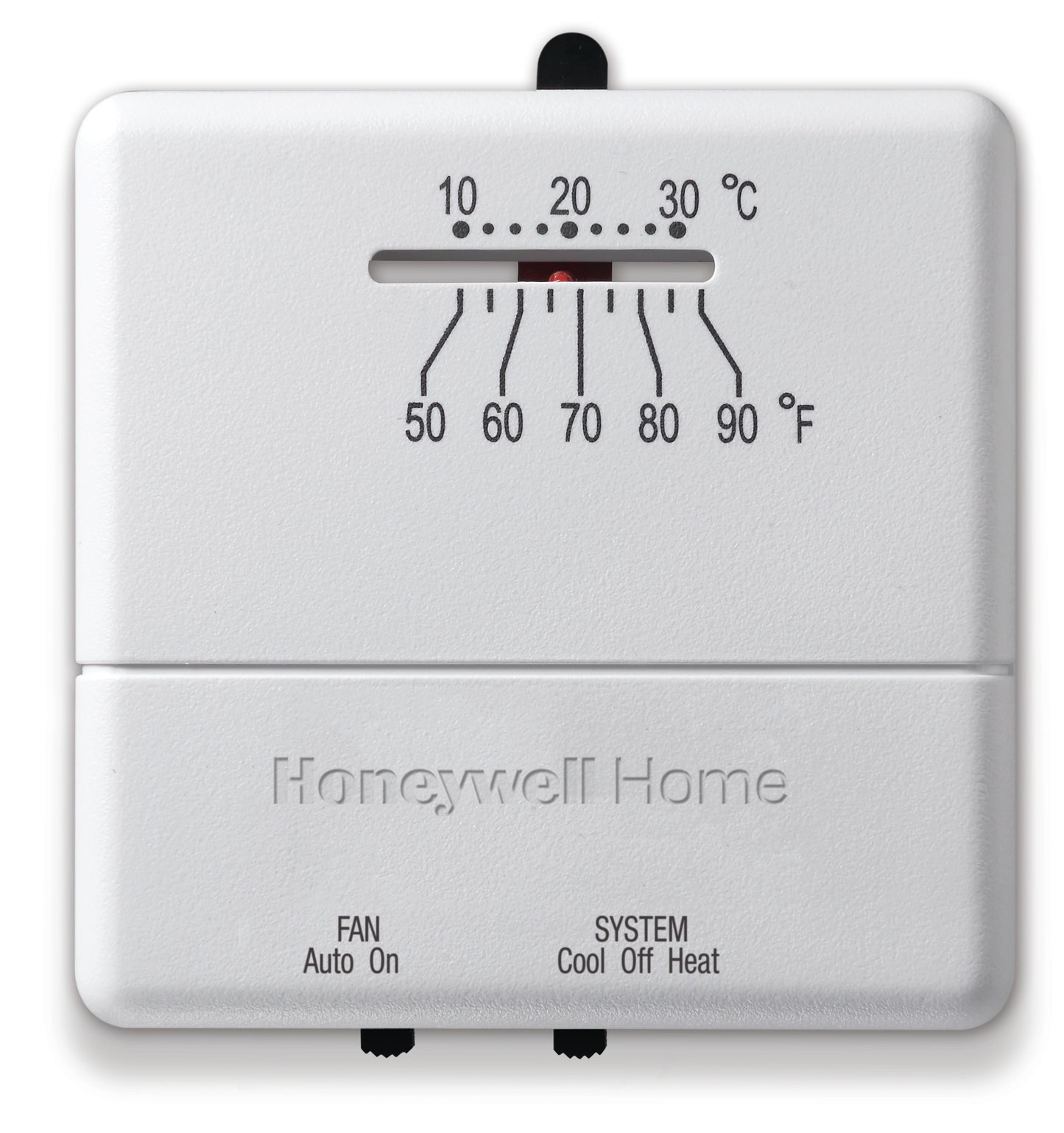 Honeywell Home Non Programmable Thermostat for Heat and Cool Systems  White