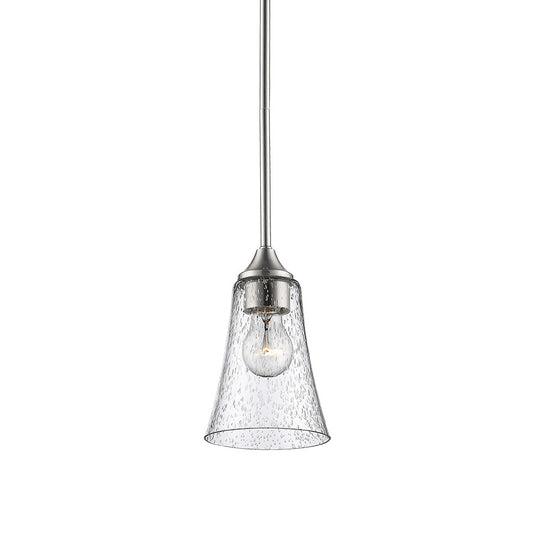 Millennium Lighting 1-Light 5 in. Satin Nickel Mini Pendant