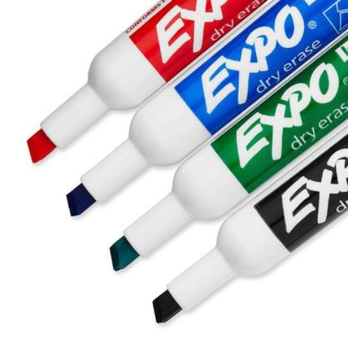 Expo Dry Erase 6-Piece Starter Set with 4 Chisel Tip Markers  Eraser  and Cleaning Spray