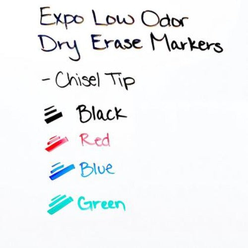 Expo Dry Erase 6-Piece Starter Set with 4 Chisel Tip Markers  Eraser  and Cleaning Spray