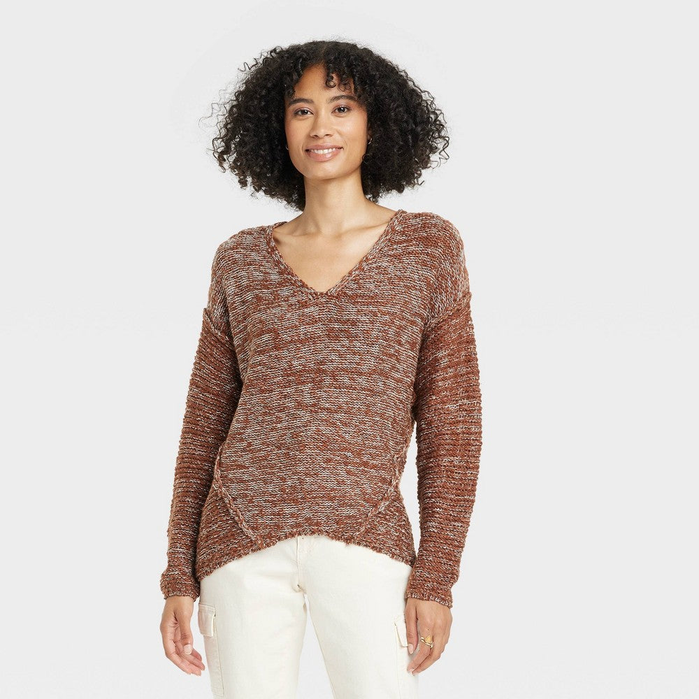 Women's V-Neck Pullover Sweater - Universal Thread™