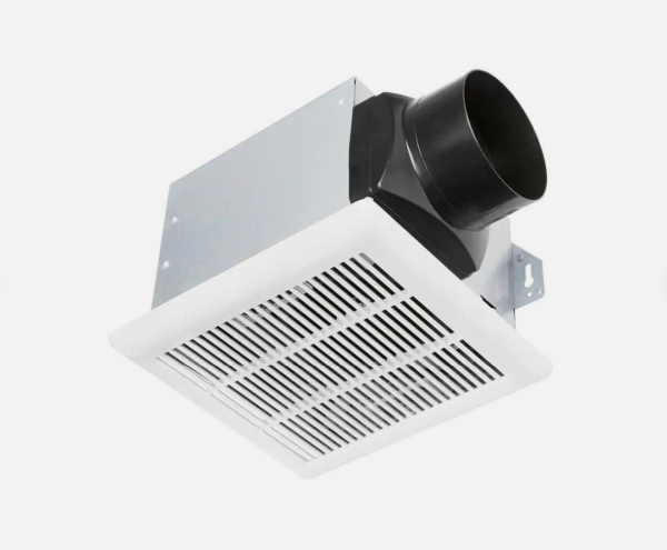 Hampton Bay 80 CFM Ceiling Mount Roomside Installation Bathroom Exhaust Fan, ENERGY STAR, White