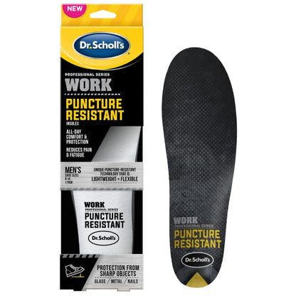 Dr. Scholl's Puncture Resistant Men's Insoles One Size Fits All