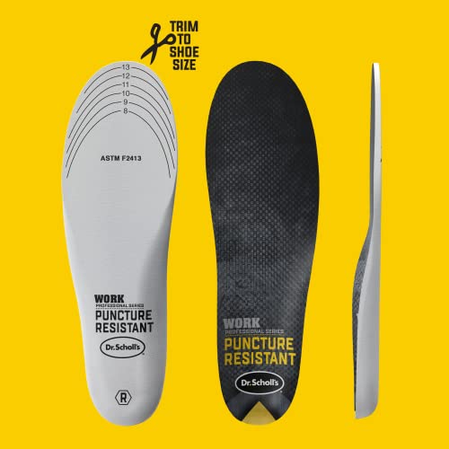 Dr. Scholl's Puncture Resistant Men's Insoles One Size Fits All