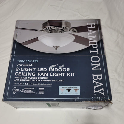 Hampton Bay 2-lgt LED Indoor Ceiling Fan