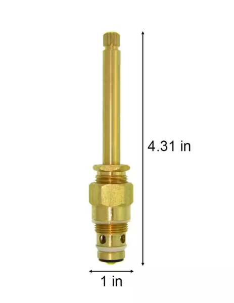 Everbilt 4 15/16 in. D Broach Diverter Stem for Central Brass