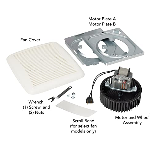 Broan-Nutone 3014090 QuicKit 60 CFM 3 Sones Bathroom Ventilation Fan Upgrade Kit  White