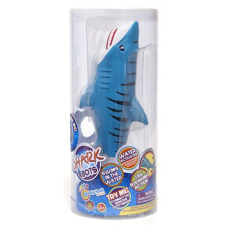 7.5 Inch Goofy Foot Designs Shark Bot Water Activated Swimmer