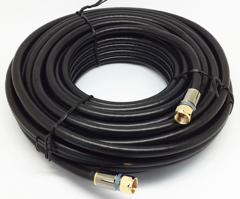 Commercial Electric 50 Ft. RG-6 Quad Shielded Coaxial Cable