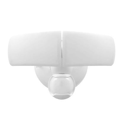 Defiant MaxDetect 240° White Motion Sensor Wired Outdoor 2-Head LED Security Flood Light 2000 Lumens