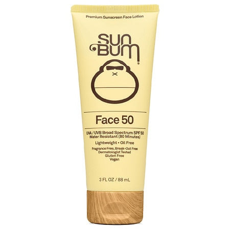 Sun Bum Sunscreen Face Lotion - SPF 50 - 3 Fl Oz