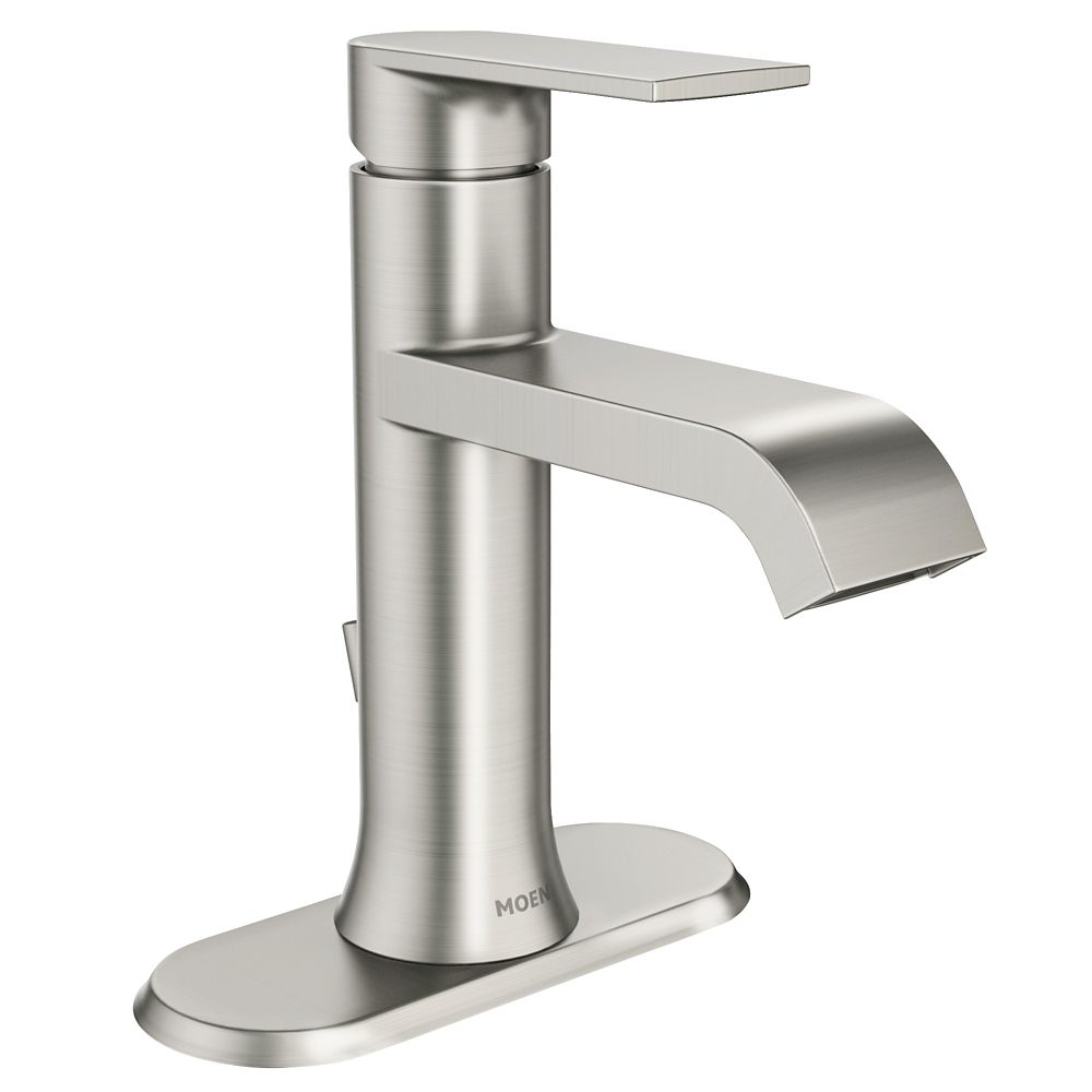 Moen Ws84760 Genta 1.2 GPM Single Hole Bathroom Faucet - Nickel