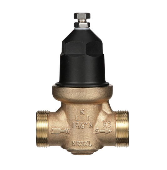 Zurn Wilkins 34-NR3XLDU 3/4" NR3XL Pressure Reducing Valve with Double Union FNPT Connection